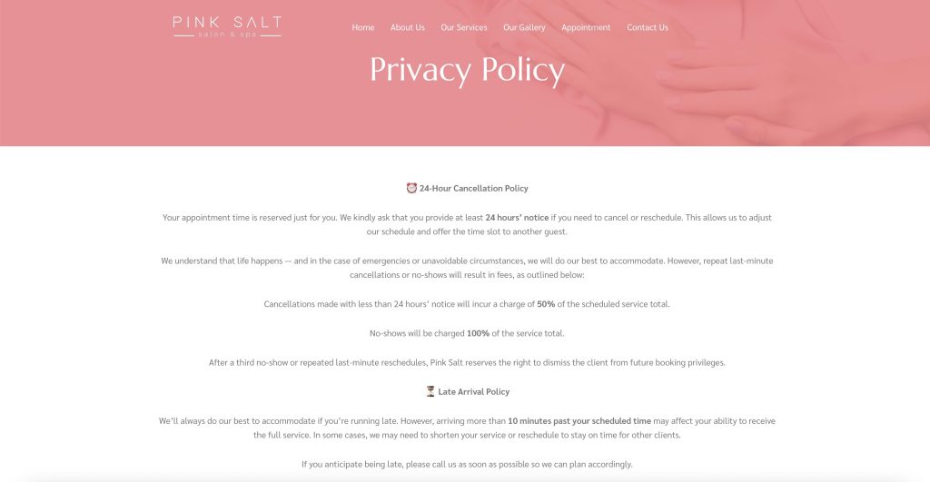 Website redesign with booking system + modern branding