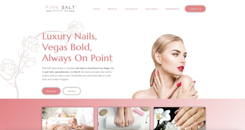 Website redesign with booking system + modern branding